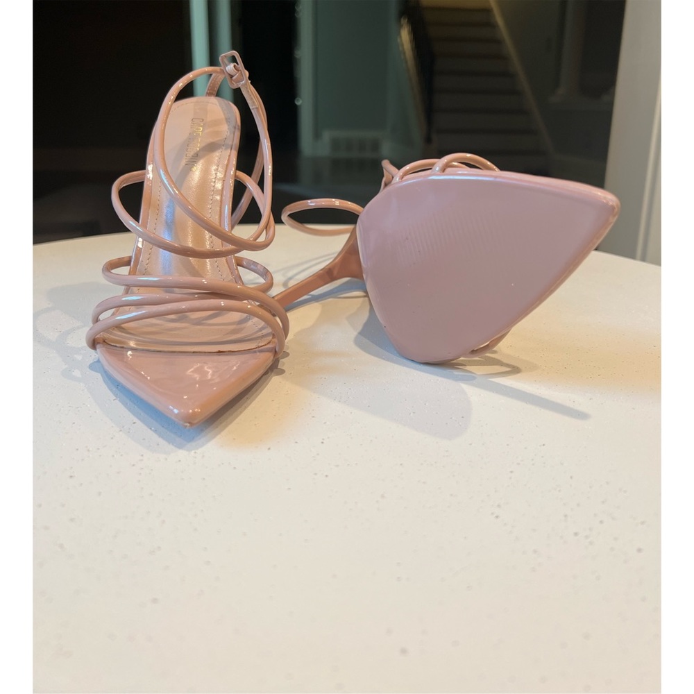 Nude Strappy Heel